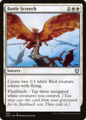 Battle Screech [Phyrexia: All Will Be One Commander] | Jomio and Rueliete's Cards and Comics