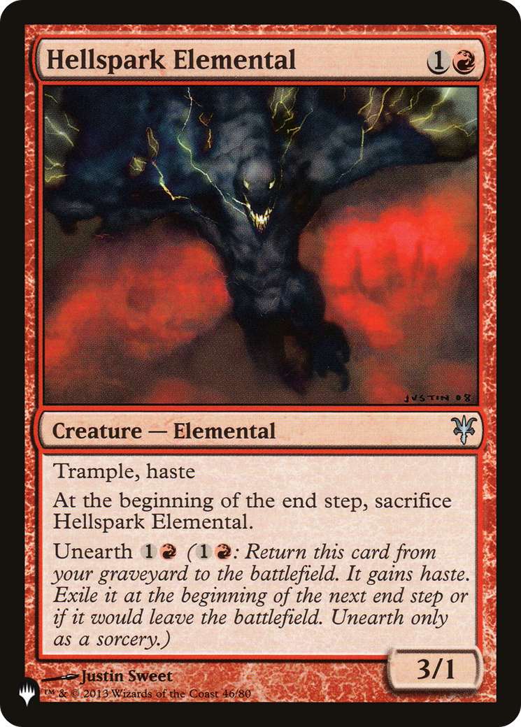 Hellspark Elemental [The List] | Jomio and Rueliete's Cards and Comics
