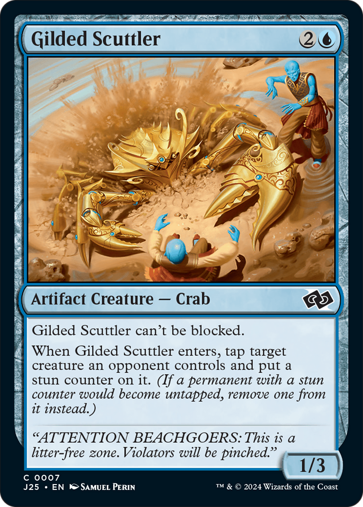 Gilded Scuttler [Foundations Jumpstart] | Jomio and Rueliete's Cards and Comics