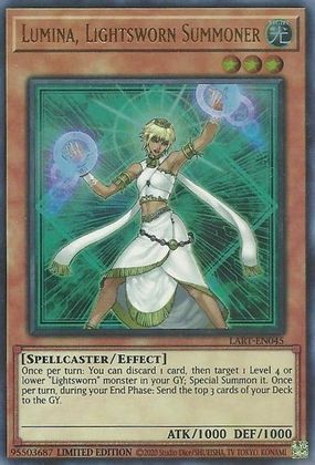 Lumina, Lightsworn Summoner [LART-EN045] Ultra Rare | Jomio and Rueliete's Cards and Comics