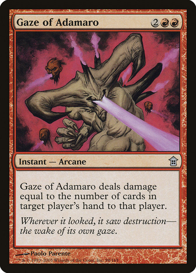 Gaze of Adamaro [Saviors of Kamigawa] | Jomio and Rueliete's Cards and Comics