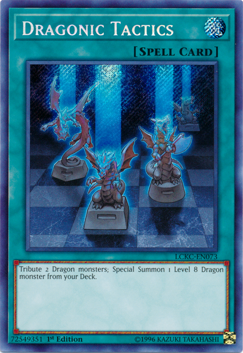 Dragonic Tactics [LCKC-EN073] Secret Rare | Jomio and Rueliete's Cards and Comics