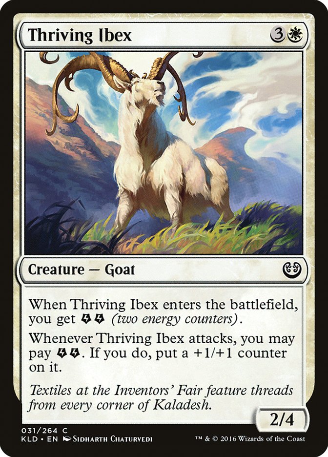 Thriving Ibex [Kaladesh] | Jomio and Rueliete's Cards and Comics