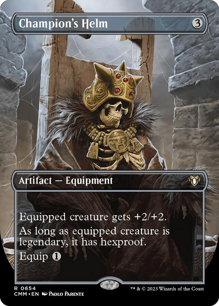 Champion's Helm (Borderless Alternate Art) [Commander Masters] | Jomio and Rueliete's Cards and Comics