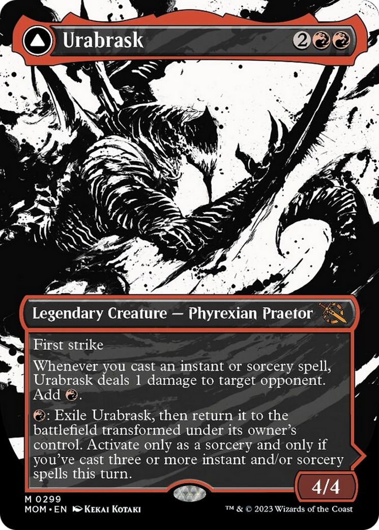Urabrask // The Great Work (Showcase Planar Booster Fun) [March of the Machine] | Jomio and Rueliete's Cards and Comics