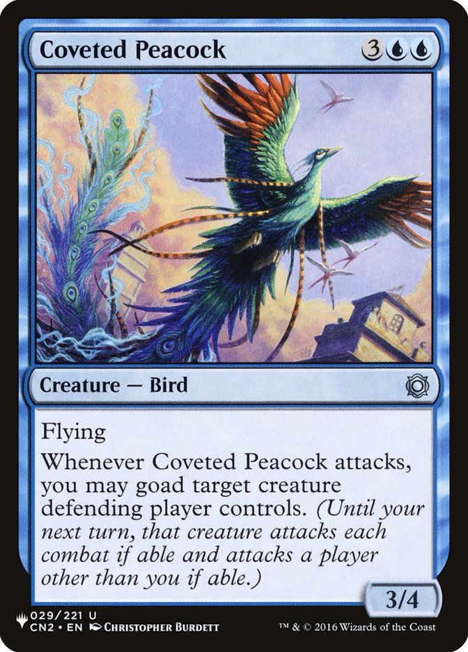 Coveted Peacock [The List] | Jomio and Rueliete's Cards and Comics