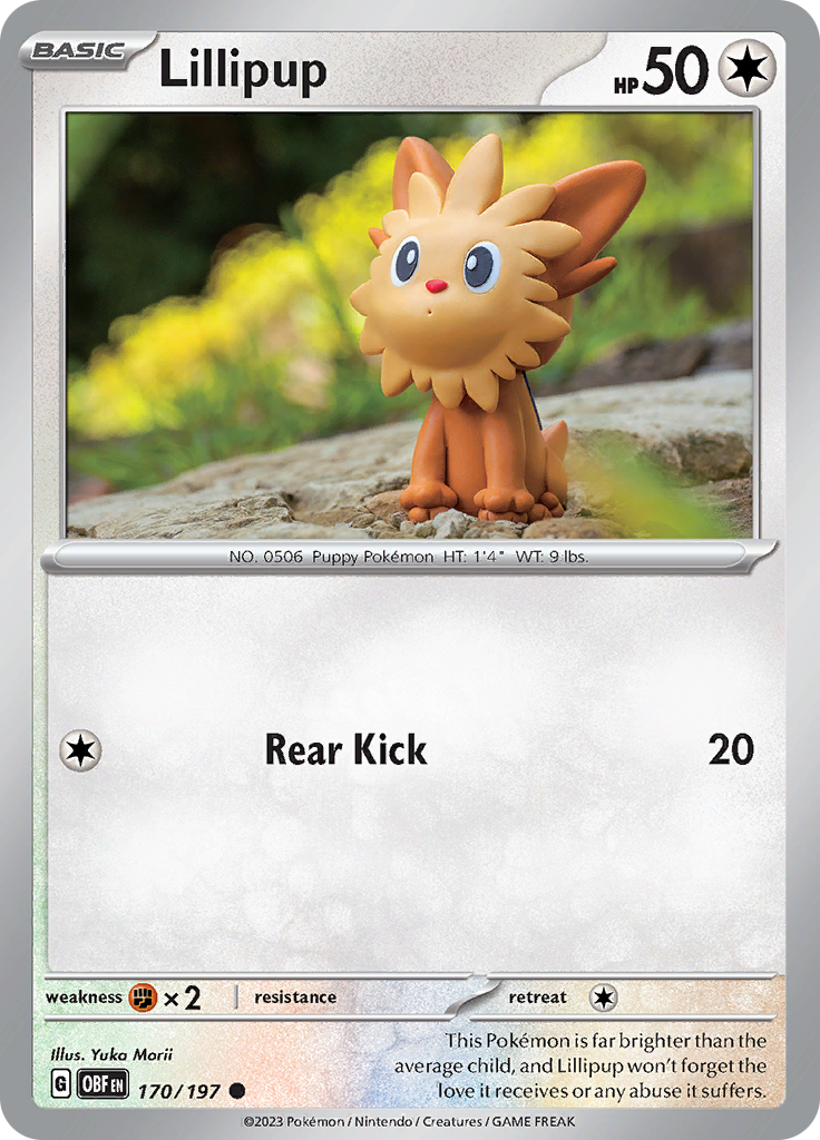 Lillipup (170/197) [Scarlet & Violet: Obsidian Flames] | Jomio and Rueliete's Cards and Comics