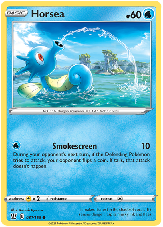 Horsea (031/163) [Sword & Shield: Battle Styles] | Jomio and Rueliete's Cards and Comics