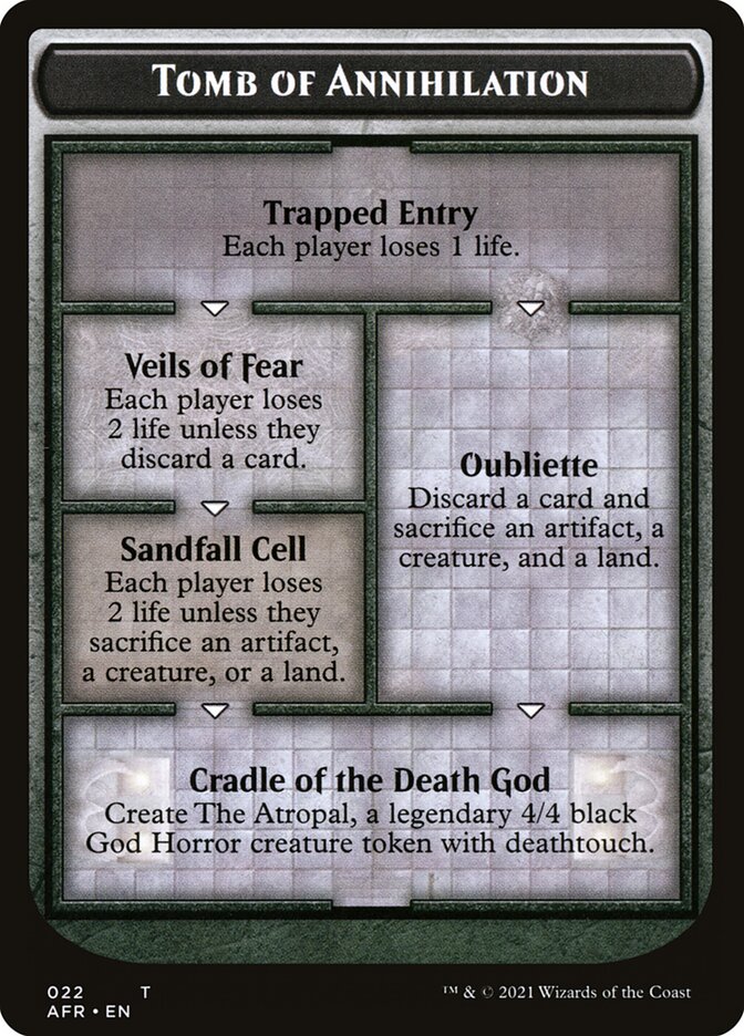 Tomb of Annihilation Token (Oversized) [Oversize Cards] | Jomio and Rueliete's Cards and Comics