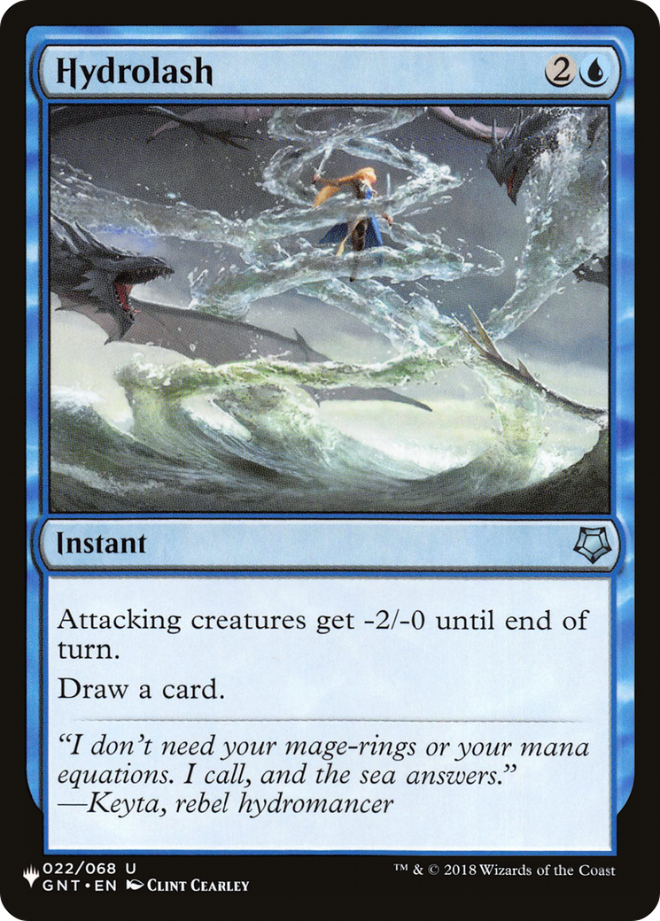 Hydrolash [The List] | Jomio and Rueliete's Cards and Comics