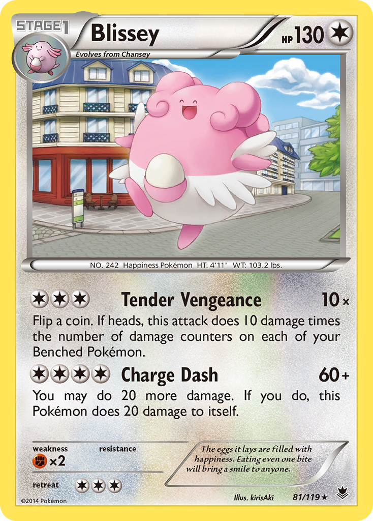 Blissey (81/119) [XY: Phantom Forces] | Jomio and Rueliete's Cards and Comics