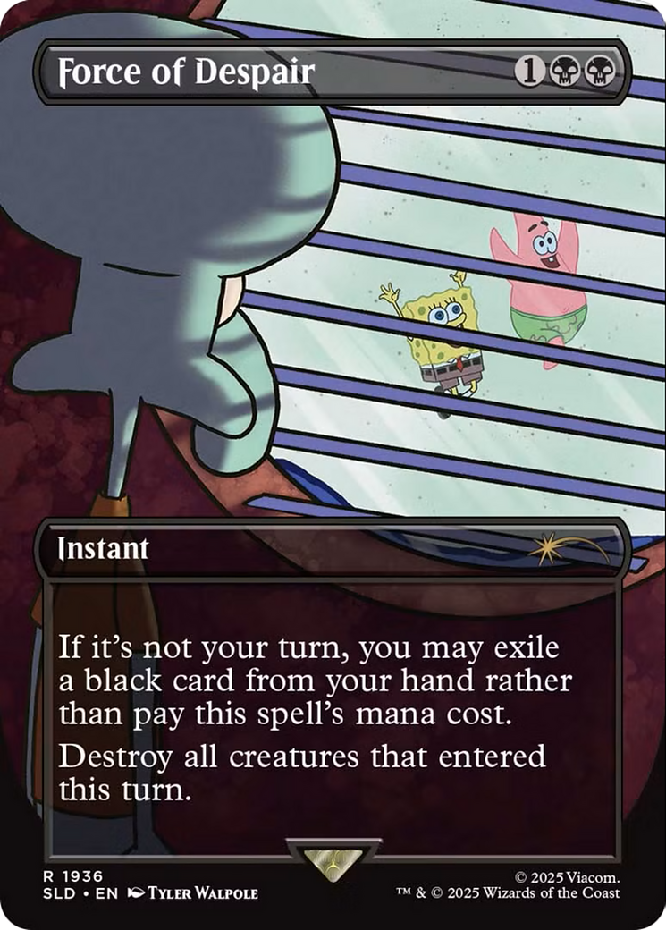 Force of Despair [Secret Lair Drop Series] | Jomio and Rueliete's Cards and Comics