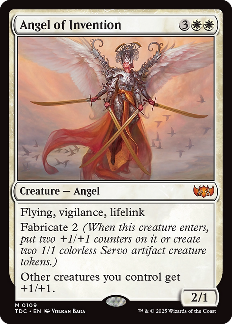Angel of Invention [Tarkir: Dragonstorm Commander] | Jomio and Rueliete's Cards and Comics