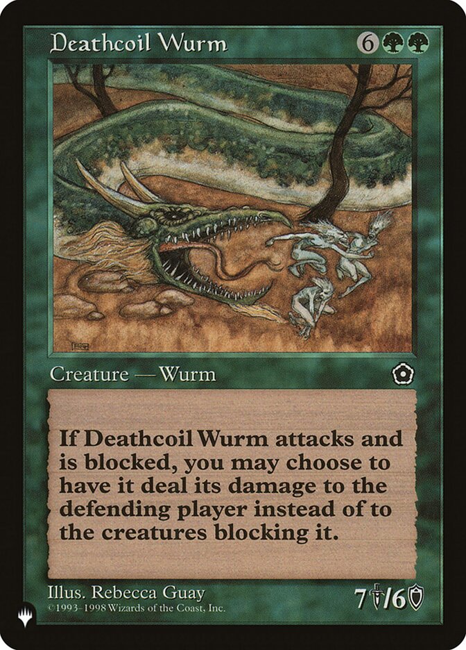 Deathcoil Wurm [The List] | Jomio and Rueliete's Cards and Comics
