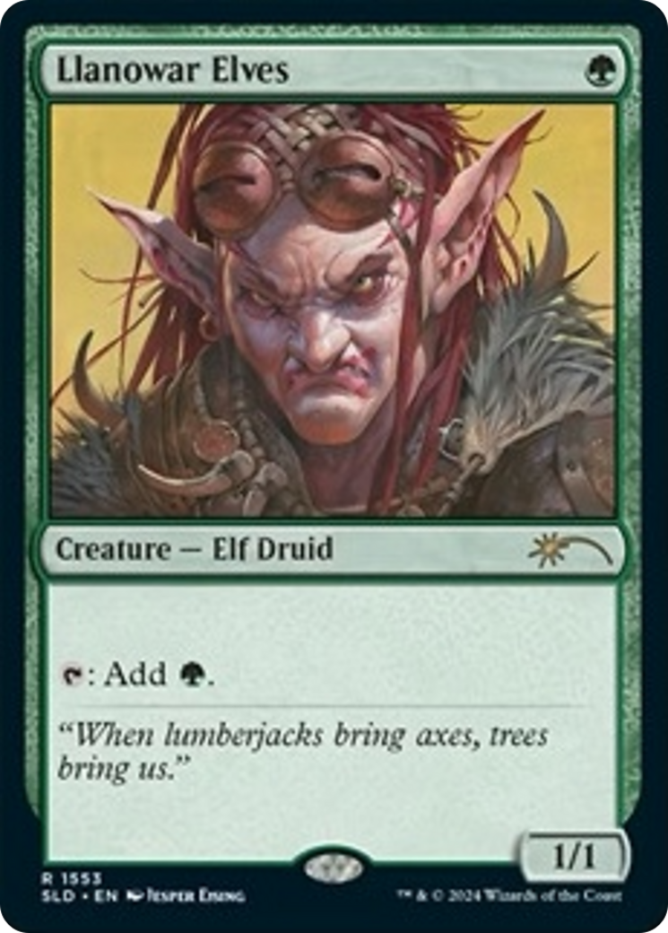 Llanowar Elves (1553) [Secret Lair Drop Series] | Jomio and Rueliete's Cards and Comics