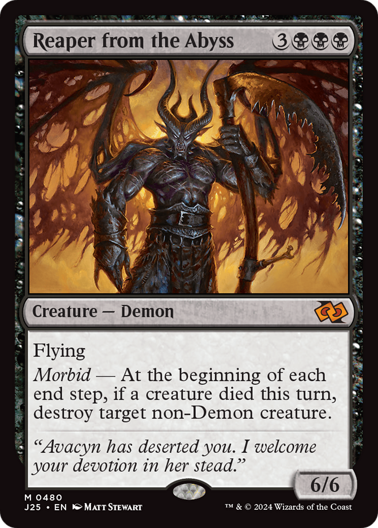 Reaper from the Abyss [Foundations Jumpstart] | Jomio and Rueliete's Cards and Comics