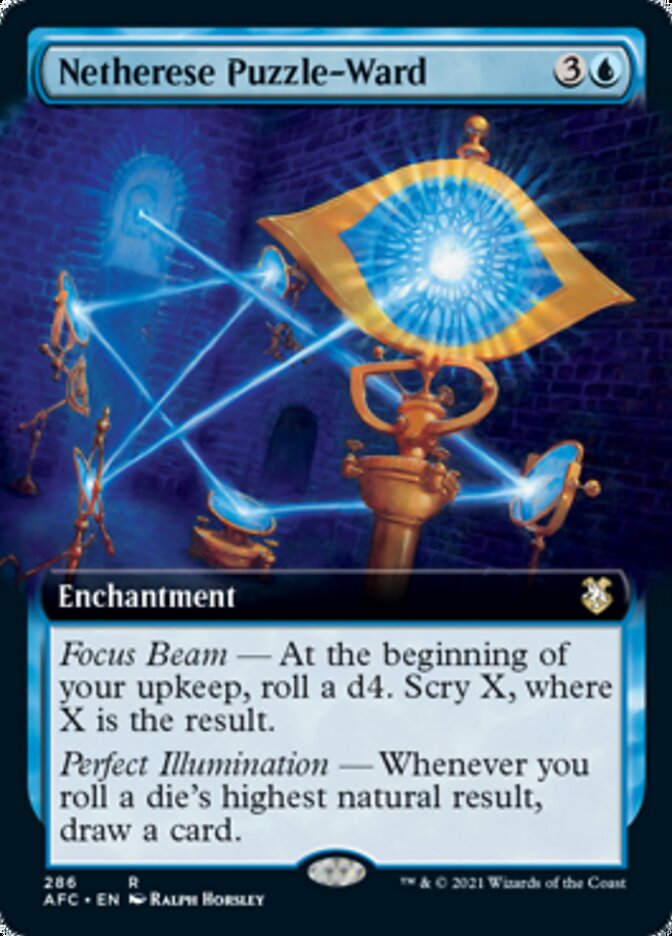 Netherese Puzzle-Ward (Extended Art) [Dungeons & Dragons: Adventures in the Forgotten Realms Commander] | Jomio and Rueliete's Cards and Comics