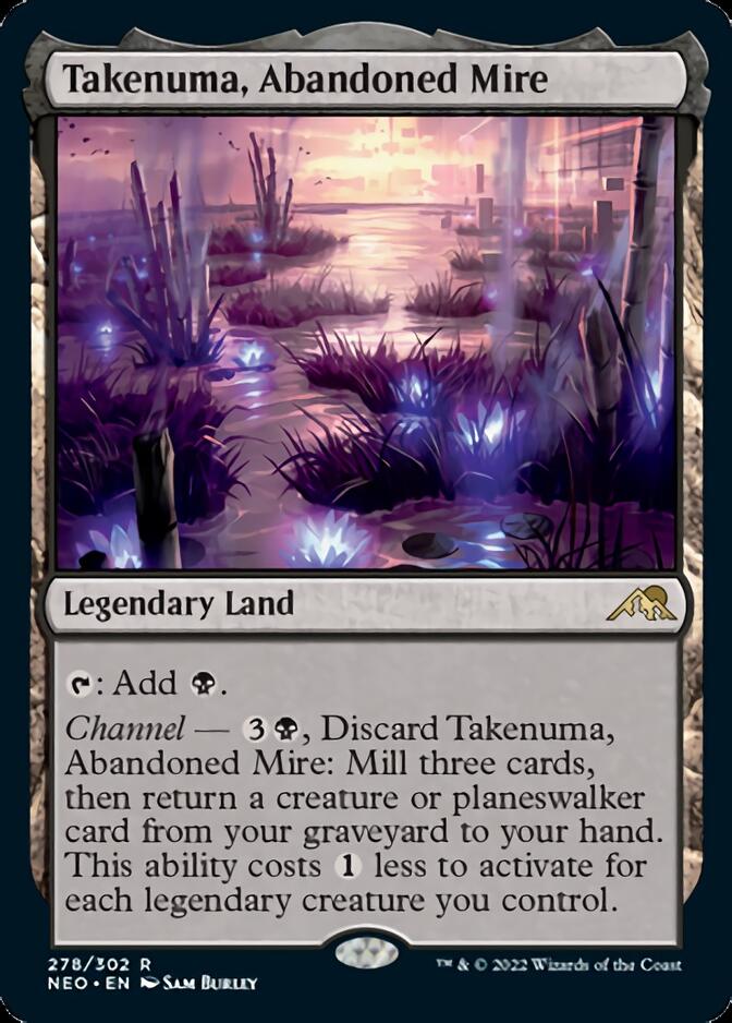 Takenuma, Abandoned Mire [Kamigawa: Neon Dynasty] | Jomio and Rueliete's Cards and Comics