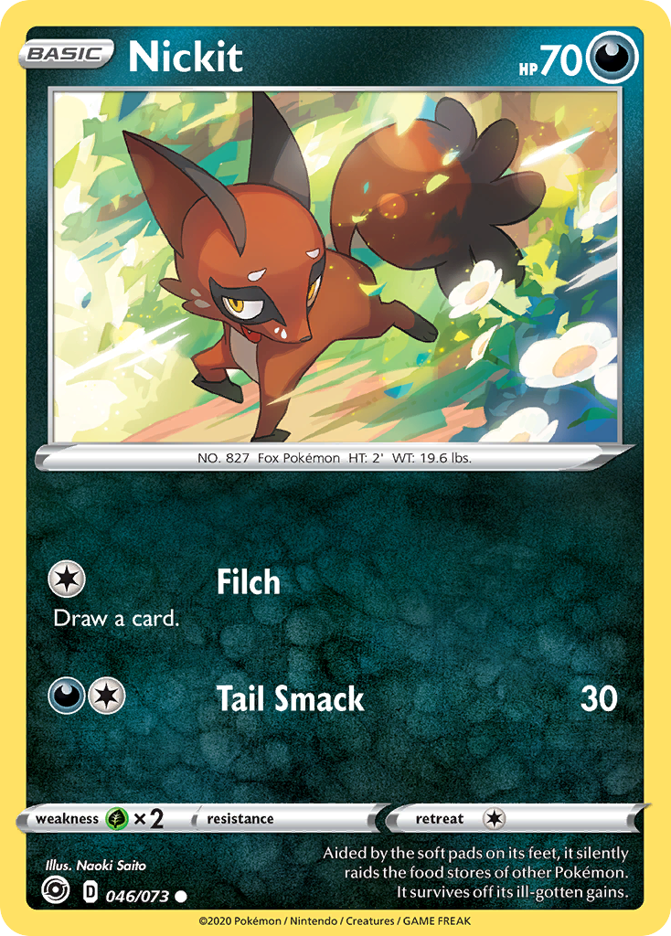 Nickit (046/073) [Sword & Shield: Champion's Path] | Jomio and Rueliete's Cards and Comics