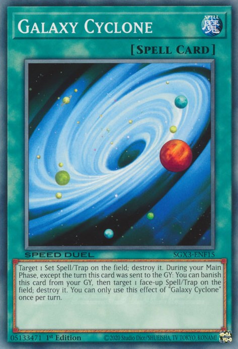 Galaxy Cyclone [SGX3-ENF15] Common | Jomio and Rueliete's Cards and Comics