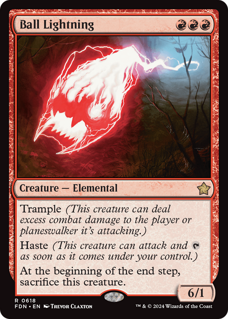 Ball Lightning [Foundations] | Jomio and Rueliete's Cards and Comics