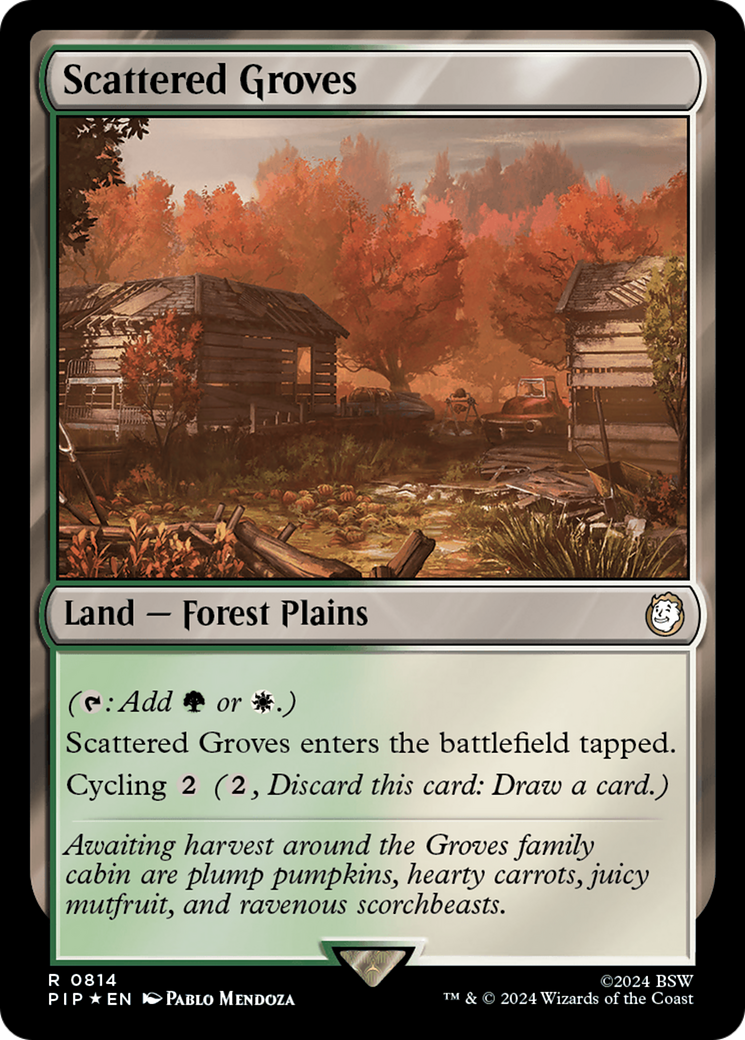 Scattered Groves (Surge Foil) [Fallout] | Jomio and Rueliete's Cards and Comics
