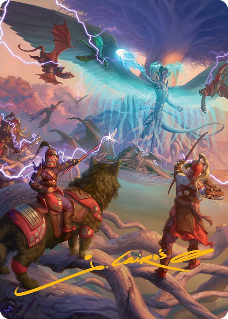 All-Out Assault Art Card (50/54) [Tarkir: Dragonstorm Art Series] | Jomio and Rueliete's Cards and Comics