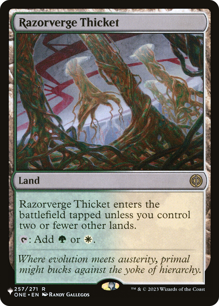 Razorverge Thicket [The List] | Jomio and Rueliete's Cards and Comics