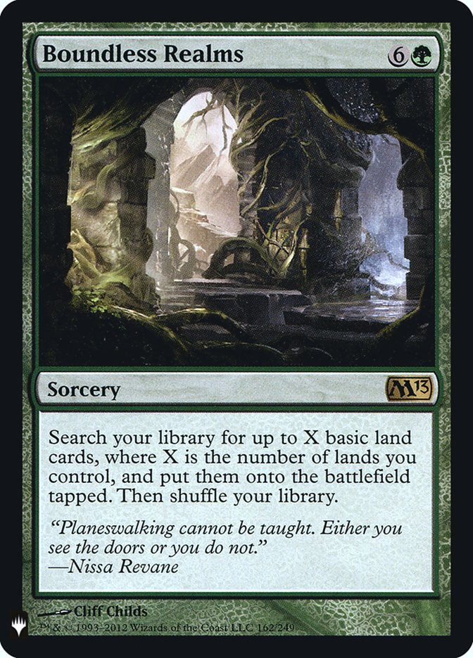 Boundless Realms [Mystery Booster] | Jomio and Rueliete's Cards and Comics