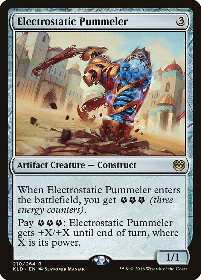 Electrostatic Pummeler [Kaladesh] | Jomio and Rueliete's Cards and Comics