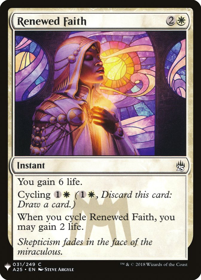 Renewed Faith [Mystery Booster] | Jomio and Rueliete's Cards and Comics