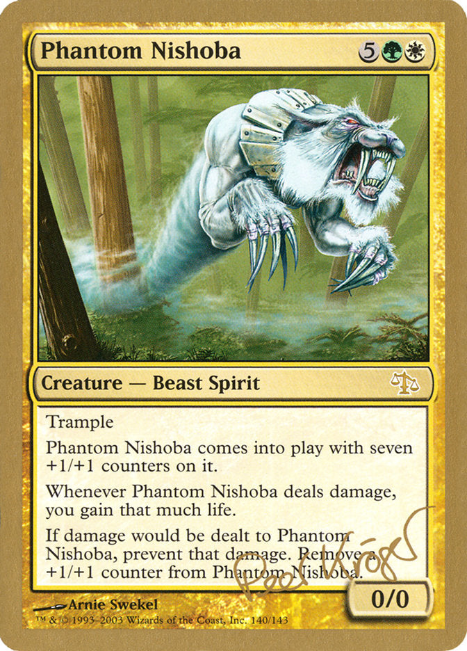 Phantom Nishoba (Peer Kroger) [World Championship Decks 2003] | Jomio and Rueliete's Cards and Comics