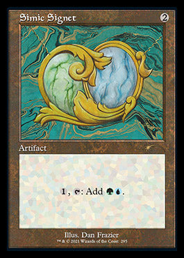 Simic Signet (Retro) [Secret Lair Drop Series] | Jomio and Rueliete's Cards and Comics