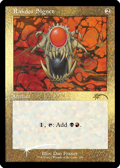 Rakdos Signet (Retro) (Foil Etched) [Secret Lair Drop Series] | Jomio and Rueliete's Cards and Comics