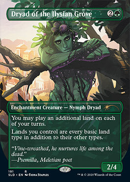 Dryad of the Ilysian Grove (Borderless) [Secret Lair Drop Series] | Jomio and Rueliete's Cards and Comics