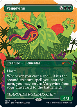Vengevine (Borderless) [Secret Lair Drop Series] | Jomio and Rueliete's Cards and Comics