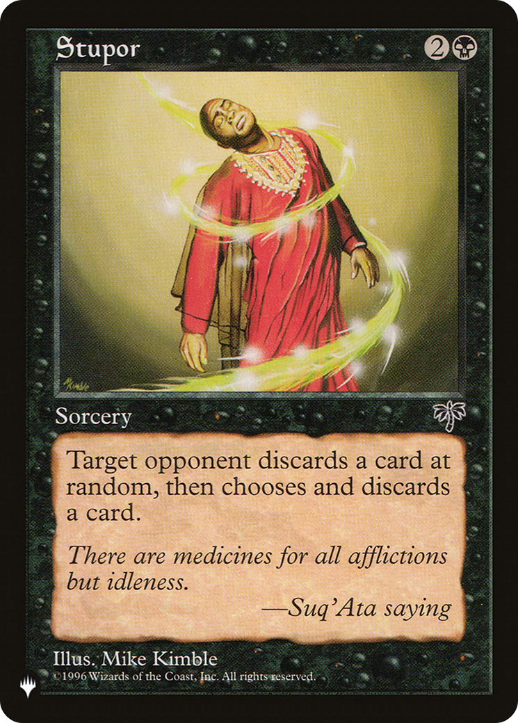 Stupor [The List] | Jomio and Rueliete's Cards and Comics