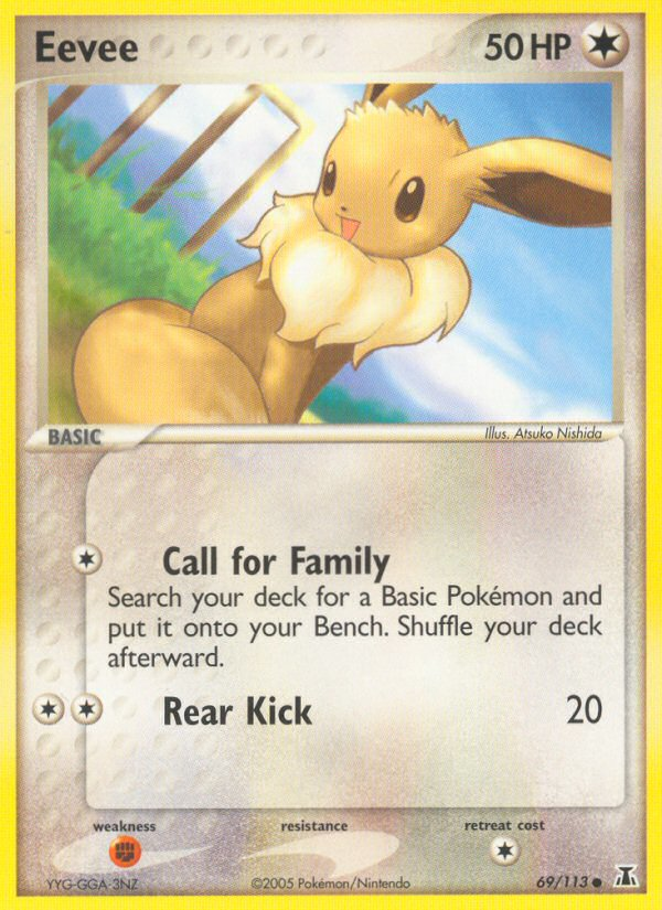 Eevee (69/113) [EX: Delta Species] | Jomio and Rueliete's Cards and Comics