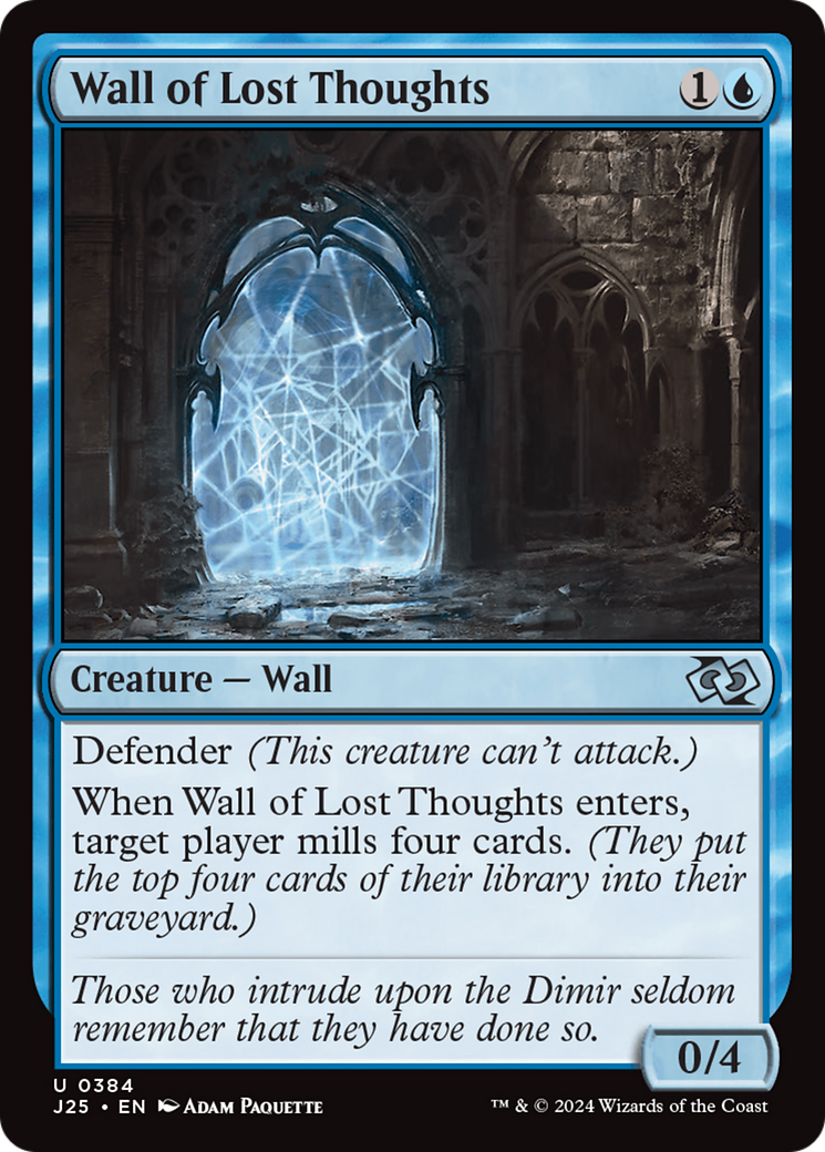 Wall of Lost Thoughts [Foundations Jumpstart] | Jomio and Rueliete's Cards and Comics