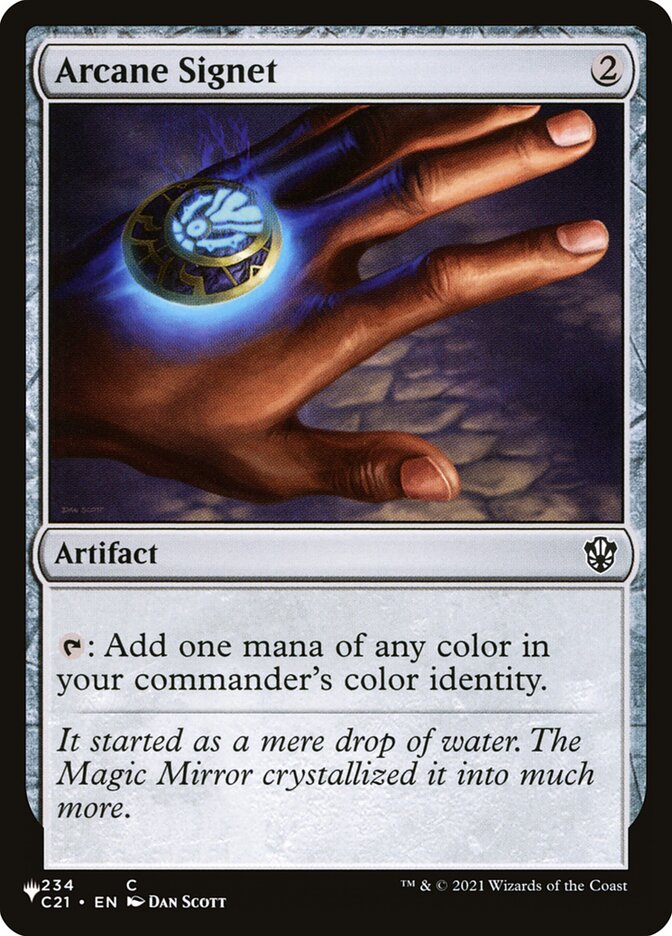 Arcane Signet [Secret Lair: Heads I Win, Tails You Lose] | Jomio and Rueliete's Cards and Comics