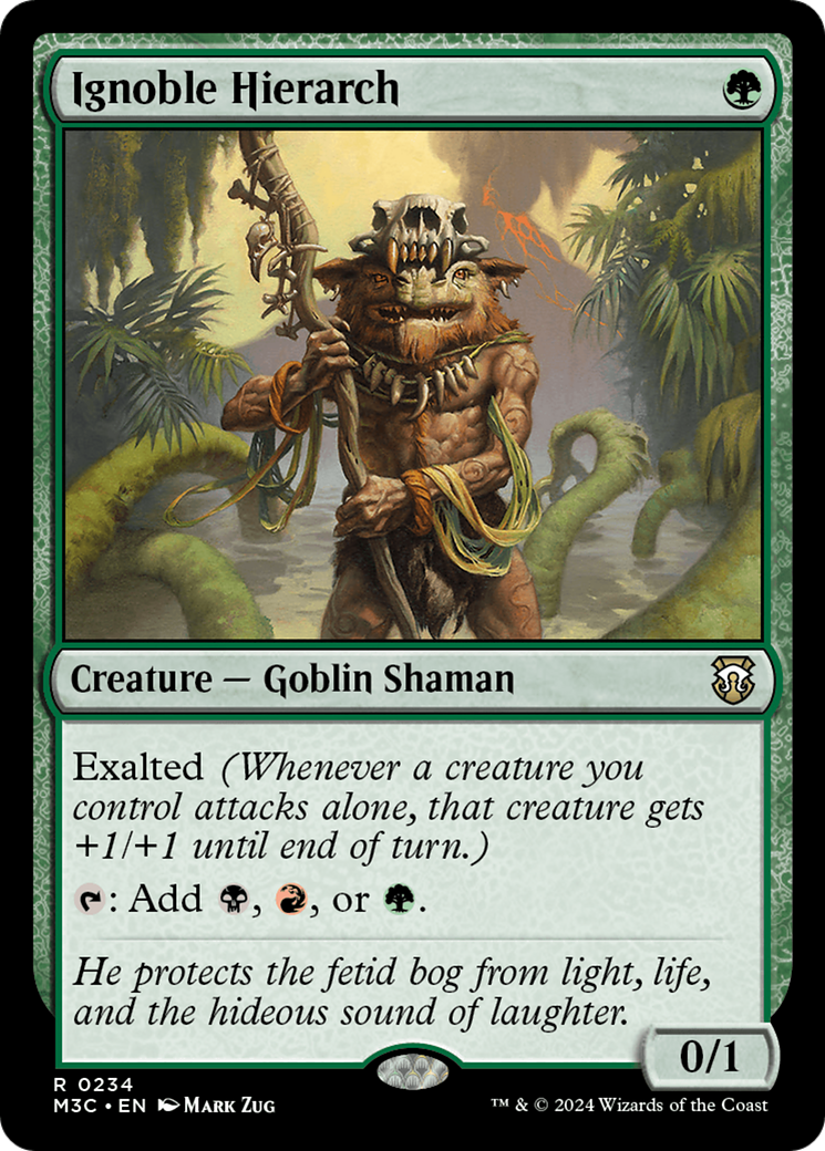 Ignoble Hierarch [Modern Horizons 3 Commander] | Jomio and Rueliete's Cards and Comics