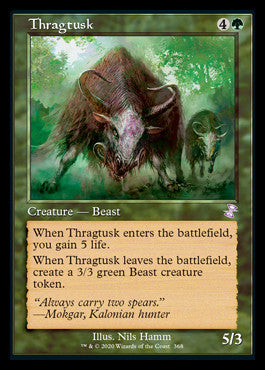 Thragtusk (Timeshifted) [Time Spiral Remastered] | Jomio and Rueliete's Cards and Comics