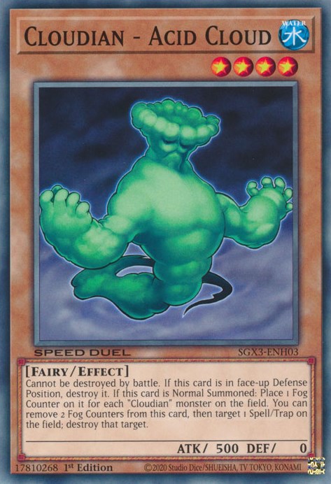 Cloudian - Acid Cloud [SGX3-ENH03] Common | Jomio and Rueliete's Cards and Comics