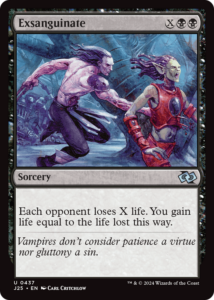 Exsanguinate [Foundations Jumpstart] | Jomio and Rueliete's Cards and Comics