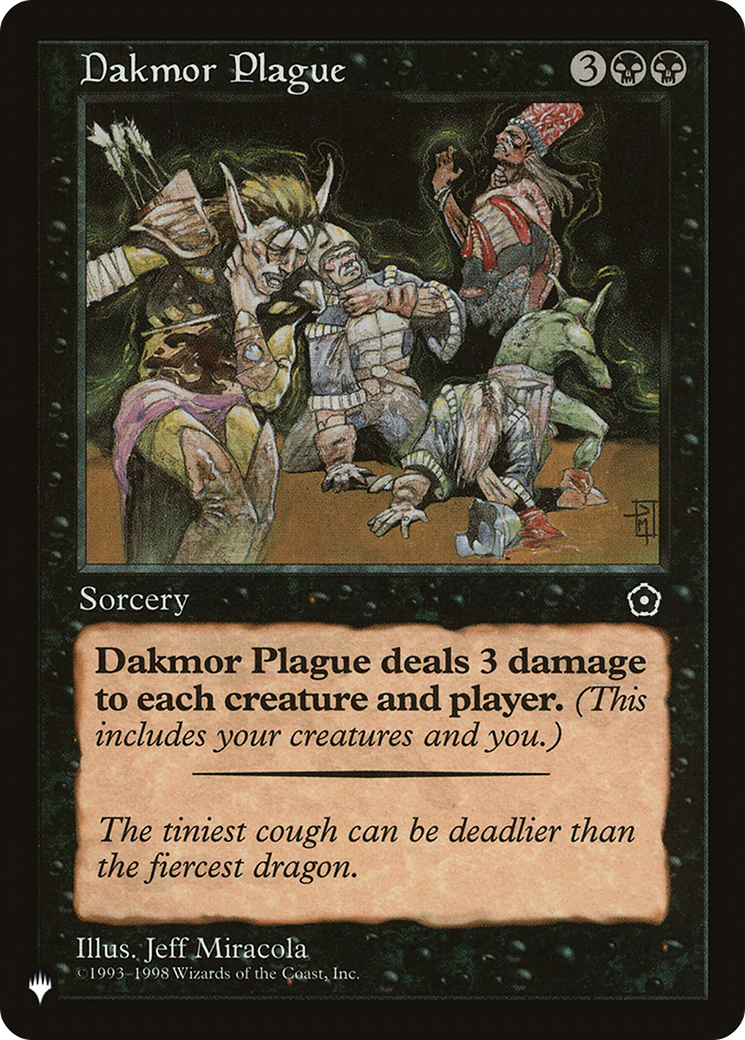 Dakmor Plague [The List] | Jomio and Rueliete's Cards and Comics