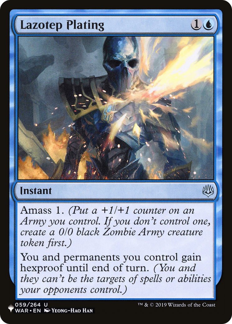 Lazotep Plating [The List] | Jomio and Rueliete's Cards and Comics