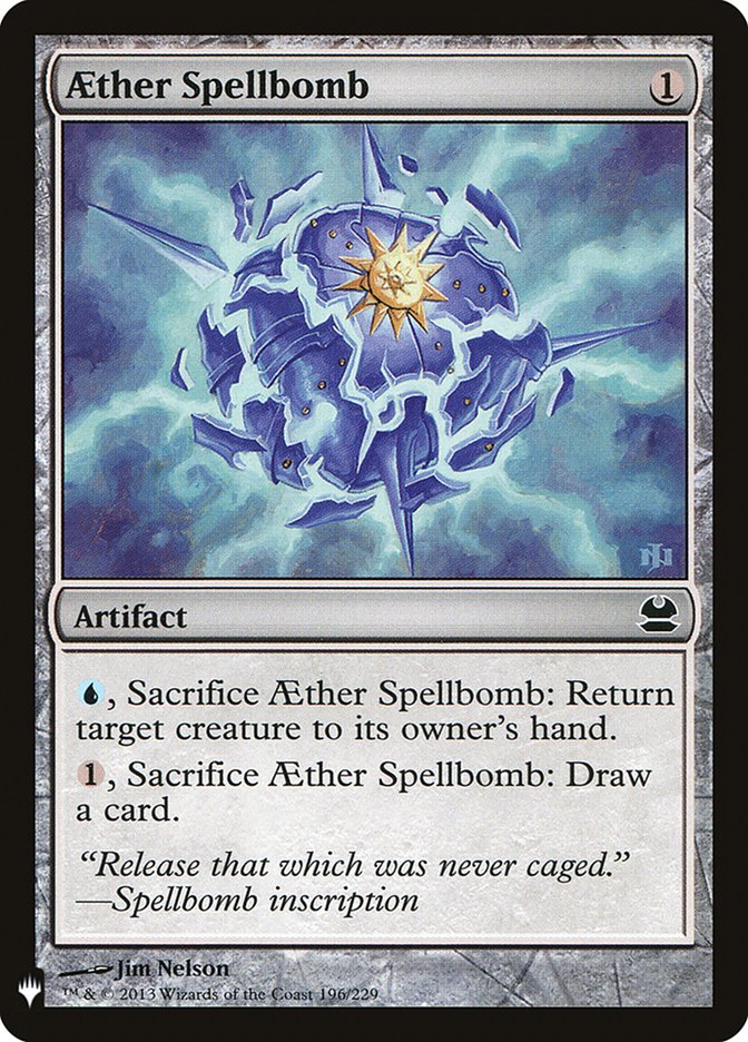Aether Spellbomb [Mystery Booster] | Jomio and Rueliete's Cards and Comics