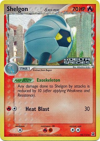 Shelgon (54/113) (Delta Species) (Stamped) [EX: Delta Species] | Jomio and Rueliete's Cards and Comics