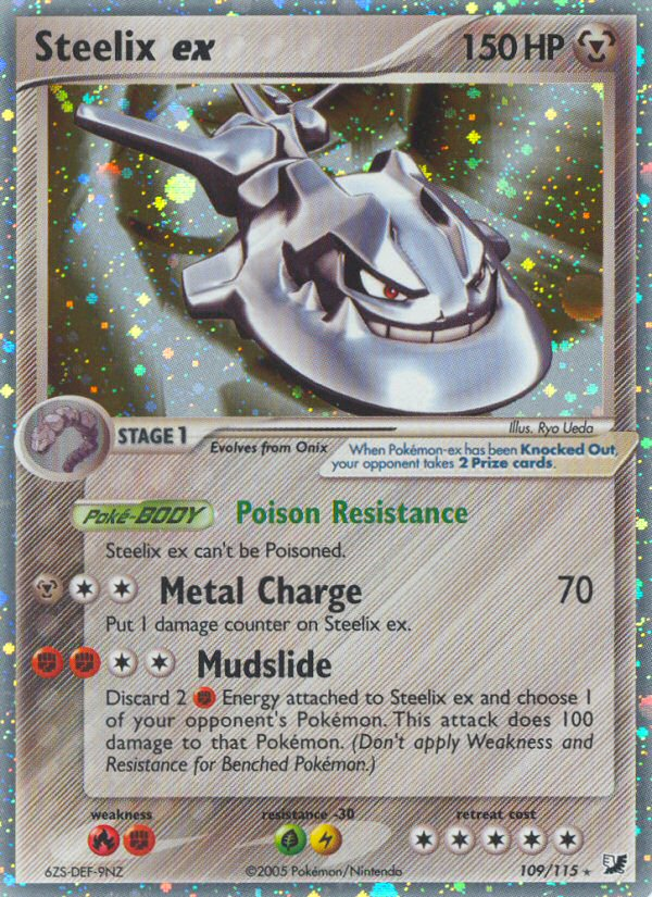Steelix ex (109/115) [EX: Unseen Forces] | Jomio and Rueliete's Cards and Comics