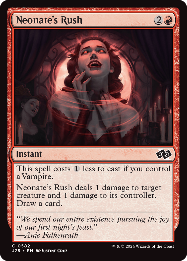 Neonate's Rush [Foundations Jumpstart] | Jomio and Rueliete's Cards and Comics